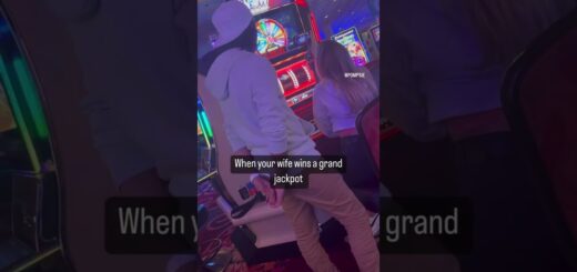 SHE WON THE GRAND JACKPOT in Las Vegas! ? #lasvegas #slots #gambling