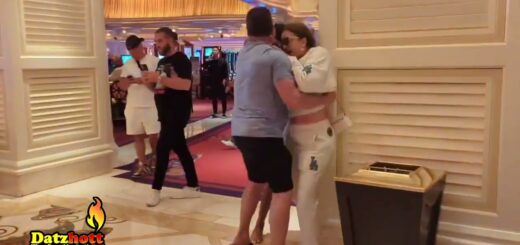 Shocking Scene at Las Vegas Hotspot: 4 Women in Cocktail Dresses Engage in Explosive Altercation!