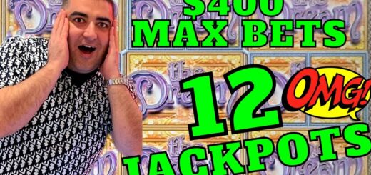 $400 Max Bets & Tons Of JACKPOTS On High Limit Slot Machine