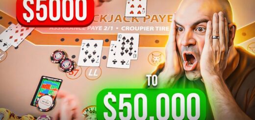 $50,000 High Roller Blackjack Session