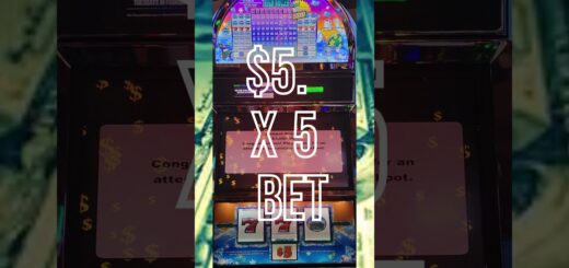 CHOCTAW CASINO HIGH LIMIT ROOM POLAR HIGH ROLLER JACKPOT VGT RED SPIN 5 DOM X10 BET3