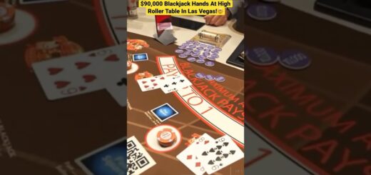 Dana White Wins Incredible $90,000 Blackjack Hands At High Roller Table In Las Vegas! #danawhite