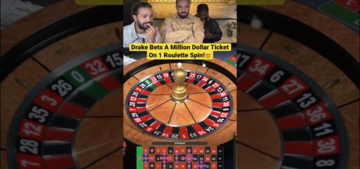 Drake Bets A Million Dollar Ticket On 1 Roulette Spin! #drake #roulette #casino #maxbet #highroller