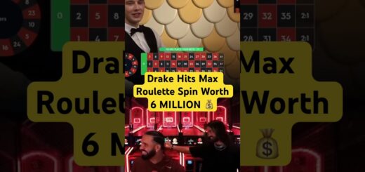 Drake Hits Max Roulette Spin Worth 6 MILLION ? #bigwin #casino #drake #highroller #roulette #stake