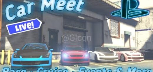 GTA 5 | Car Meet PS4 | Cruise, Car Show, Drag Race | Join Up !
