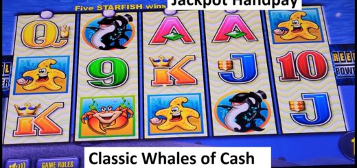 Jackpot Handpay! Original Whales Of Cash Slot! Aristocrat