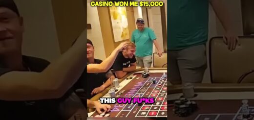 Random Guy wins me $15,000 on Roulette in VEGAS! #shorts