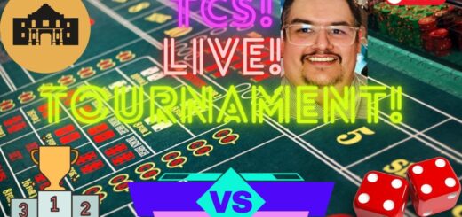 TCS LIVE TOURNAMENT CHAMP BILL COMEBACK Winner #craps #crapslive #dice