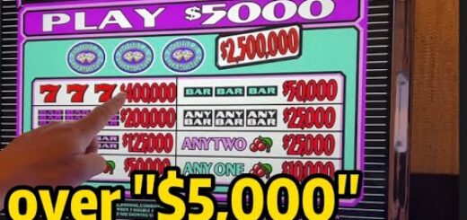 CJ和段太二十週年結婚紀念-- 賭場奇＂運＂ $ 5000一次的老虎機，一開始連續贏，後來還是掉入老虎機陷阱，後悔莫及！#casino #slots #gambling