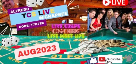 CRAPS  TCS LIVE  FINAL CRAPSEE AUG  MON 8/28/23 5:00PM CST #dice #craps #crapslive