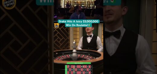 Drake Hits A Juicy $3,000,000 Win On Roulette! #drake #roulette #casino #highroller #maxwin #hugewin