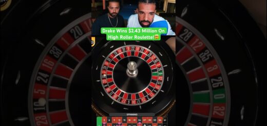 Drake Wins $2.43 Million On High Roller Roulette! #drake #roulette #highroller #casino #maxwin