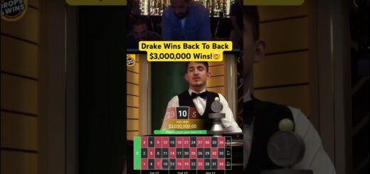 Drake Wins Back To Back $3,000,000 Wins On Roulette! #drake #roulette #casino #maxwin #highroller
