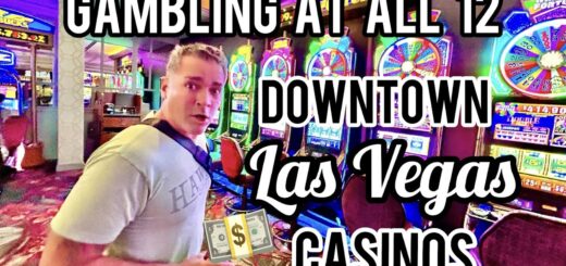 Gambling at EVERY Downtown Casino! Fremont Street Experience