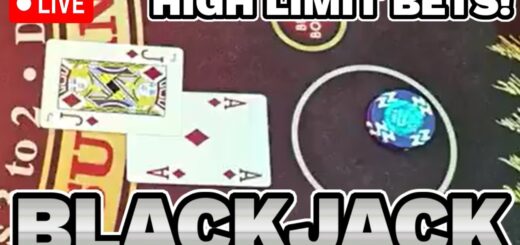 HIGH LIMIT BLACKJACK LIVE AT THE CASINO!