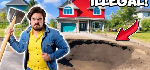 Neighbor Dug HUGE Hole In My Driveway After I TOWED Him For Repeatedly Parking On My Property!