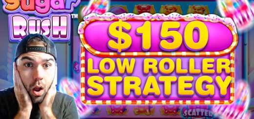 The BEST Sugar Rush LOW ROLLER STRATEGY!