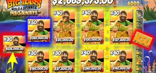 50x MY SECOND WORLD RECORD BIG BASS HOLD AND SPINNER MEGAWAYS - INCREDIBLE WIN - BONUS BUY ONLINE
