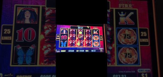 $75 BET JACKPOT ON TIKI FIRE