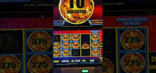 $75 BET JACKPOT TIKI FIRE