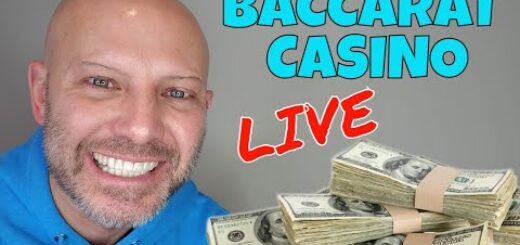 Baccarat Casino LIVE- Christopher Mitchell Plays For Real Money.