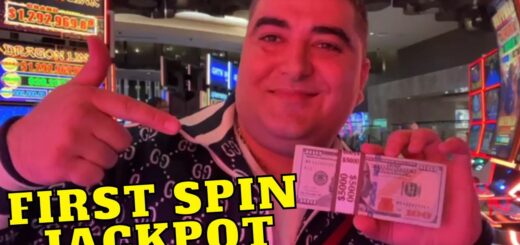 First Spin JACKPOT BONUS On Million Dollar Dragon Link Slot Machine