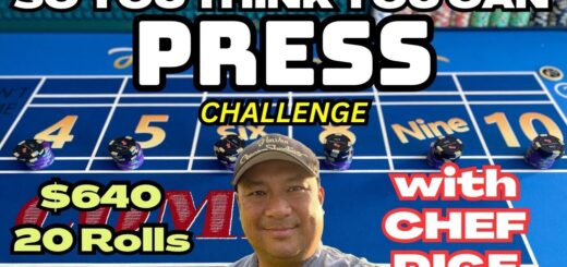 One Word....Unbelievable!  Chef Dice takes on the 20 roll Hawaii Craps Shooters Challenge