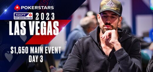 NAPT LAS VEGAS: $1650 MAIN EVENT - DAY 3 LIVESTREAM ♠️ PokerStars