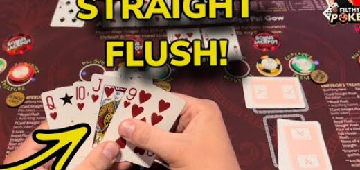 HAVE YOU GOT A STRAIGHT FLUSH IN THE FIRST HAND BEFORE?!
