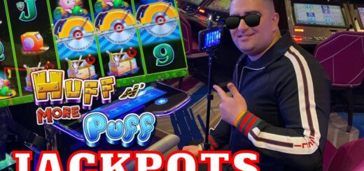 JACKPOTS & BONUSES On Huff N More Puff Slot Machine