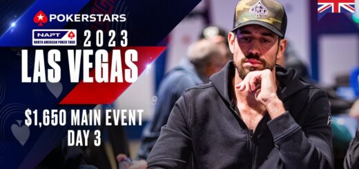 NAPT LAS VEGAS: $1650 MAIN EVENT - DAY 3 LIVESTREAM ♠️ PokerStars UK