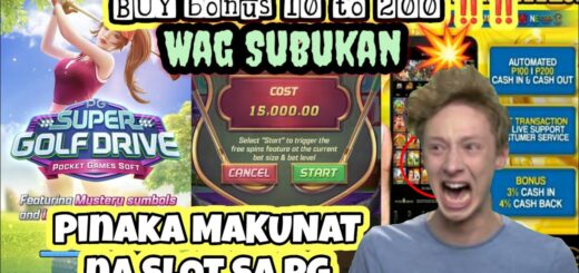 Pg Slot Super Golf Drive Iwasan mo ang laro na ito | Ubos pati pang kape | Online Casino