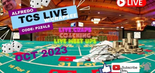 TCS LIVE CRAPS PLAY CRAPSEE P2Z4L8  LFC Antonio with full ATS and 30 #dice #craps #crapslive