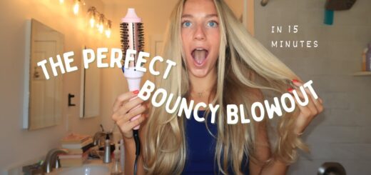 THE PERFECT BOUNCY BLOWOUT (in 15 min) | POPSTARKATIE