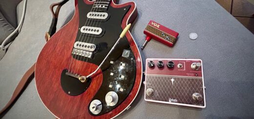 Vox Amplug Brian May CONVERSION PEDAL - review with Luca Colombo - (ENG.SUBS.)