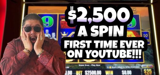 $2500/SPIN HIGH LIMIT DRAGON CASH SLOTS! COLOSSAL BET!! FIRST TIME IN YOUTUBE HISTORY! HARD ROCK FL!