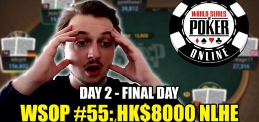 $458,000 FOR 1ST! WSOP #55 HK$8000 NLHE - DAY 2! Easterdamnz Poker Stream Highlights