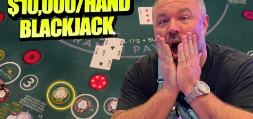 BLACKJACK: My First Ever $10,000/BET Recorded!! This Win Is UNREAL!