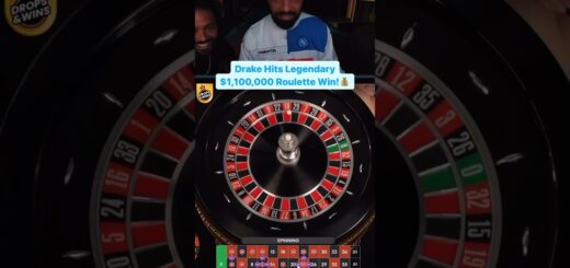 Drake Hits Legendary $1,100,000 Roulette Win! #drake #roulette #casino #maxwin #highroller