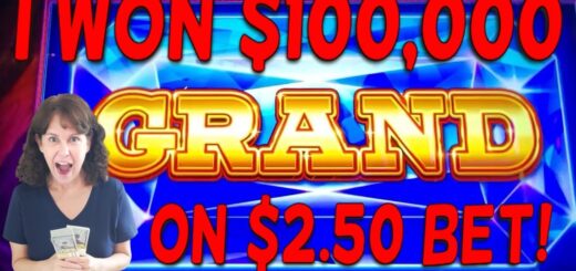 I WON $100K+ GRAND JACKPOT BETTING PENNIES!!  BIGGEST GRAND JACKPOT EVER IN LAS VEGAS!!