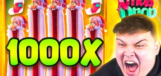 My FIRST EVER SESSION On XMAS DROP SLOT!! (CRAZY 1000X WIN)