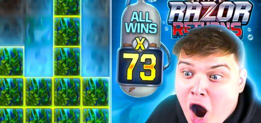 My LONGEST RAZOR RETURNS BONUS EVER.. (25 FREE SPINS)