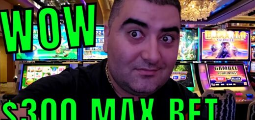 OMG I Got $300 Max Bet BONUS - Las Vegas EPIC JACKPOTS