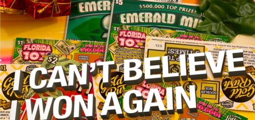 "Unbelievable Jackpot Win: Triple Emeralds + 6x Multipliers!" Lotto Scratch Tickets