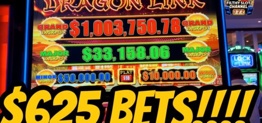 $625 BETS ON THE MILLION DOLLAR DRAGON CASH!