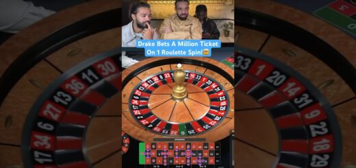 Drake Bets A Million Ticket On 1 Roulette Spin! #drake #roulette #casino #maxwin #highroller #bigwin