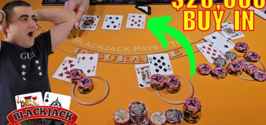 MASSIVE WINNING Session On High Limit Black Jack Table At PEPERMILL Casino
