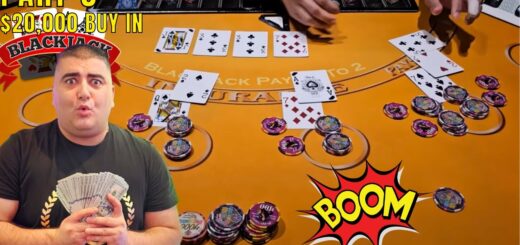 Massive Bets On High Limit Black Jack Table - HIGH ROLLER BLACK JACK