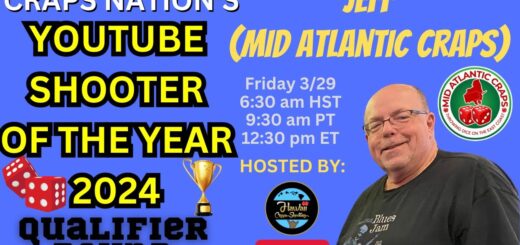 2024 Youtube Shooter of the Year Qualifier Round for Jeff from Mid Atlantic Craps @MidAtlanticCraps