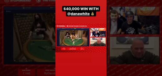 Gambling with Dana White and winning $40,000